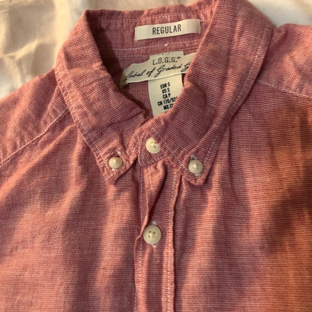 Red Button Shirt - Picture 3 of 4